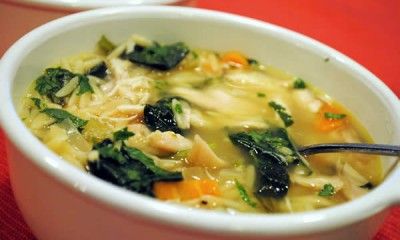 Lemon Orzo Soup