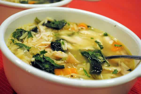 Lemon Orzo Soup