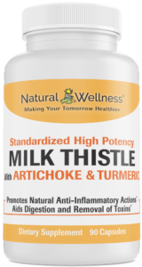 Bottle of Milk Thistle with Artichoke & Turmeric