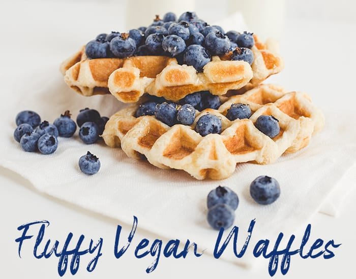 Fluffy Vegan Waffles