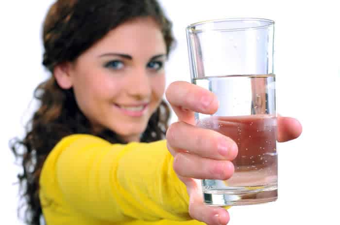 Drinking a lot of water can help naturally detox your liver.